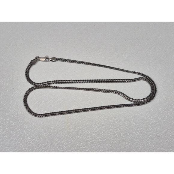 Vintage Sterling Silver Snake Chain 18" - Picture 1 of 5